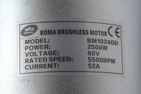 Electric Brushless Motor 2500W 60V GoKart BOMA BLDC+42A controller Scooter Trike