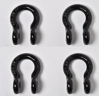 4x 1/2" Bow Shackle D-Ring w Clevis Screw Pin Anchor 2 TON 4400 lbs capacity