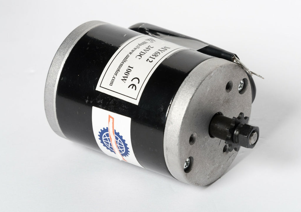 100W Watt 24V DC Brush Electric Motor #25 chain 9T sprocket MY6812 scooter kids