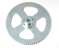 Sprocket #35 fix Drive w keyed Axle Shaft Hub Adapter 75T 6 hole shaft size 1/2"