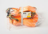 6x 2"x27' 11000lb 5T Ratchet Strap J Hook Heavy Duty Tie Down f Cargo RV 2x27