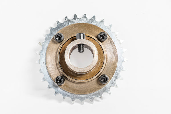 #420 29-Tooth Sprocket With Free Wheel - Fits ATV, Quad, Go-Kart, Bike, 1/2" Pitch