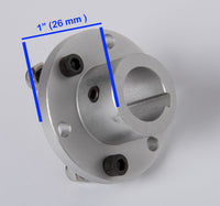 #410 1/2" Pitch 16T Sprocket 6 hole fix Drive w keyed Axle Shaft Hub Adapter DIY
