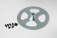 Sprocket #35 fix Drive w keyed Axle Shaft Hub Adapter 75T 6 hole shaft size 1/2"