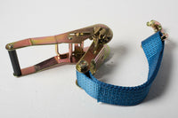 6x 2"x27' 11000lb 5T Ratchet Strap J Hook Heavy Duty Tie Down f Cargo RV 2x27