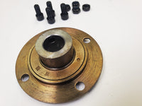 Free wheel threaded Large Size w hub adapter f 1" shaft axle  4 holes