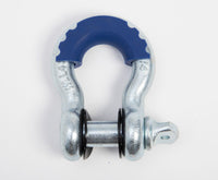 Bow Shackle 3/4" w Blue Plastic Anti Noise Vibration Protector Screw Pin 10500LB