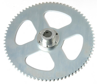 Sprocket #35 fix Drive w keyed Axle Shaft Hub Adapter 75T 6 hole shaft size 5/8"