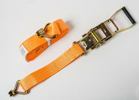 6x 2"x27' 11000lb 5T Ratchet Strap J Hook Heavy Duty Tie Down f Cargo RV 2x27