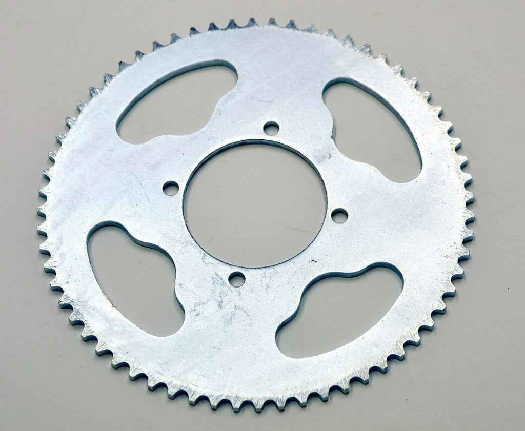 Sprocket Chain Drive 64T T8F 8mm w Axle Axel Shaft Hub Free Wheel 1/2" Adapter