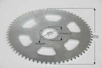 #35 3/8" Pitch 65T Sprocket Chain Wheel Drive w 3/4" Axle Shaft Hub Adapter
