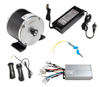 Electric Kart Motor Overvolt Kit Currie base 48V 900W w Controller Charger throt
