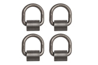 (6) 1/2" D Ring Weld-On Flatbed Truck Trailer Ratchet Strap Cargo Tie Down Ring