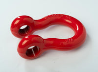 Red 7/8" 6.5T Clevis Screw Pin Anchor Bow Shackle D-Ring Nickel Pin 14000 lbs