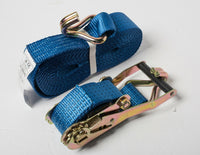 6x 2"x27' 11000lb 5T Ratchet Strap J Hook Heavy Duty Tie Down f Cargo RV 2x27