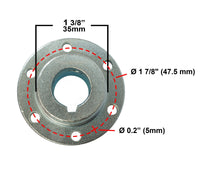 Sprocket #35 fix Drive w keyed Axle Shaft Hub Adapter 75T 6 hole shaft size 1"