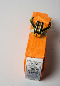 6x 2"x27' 11000lb 5T Ratchet Strap J Hook Heavy Duty Tie Down f Cargo RV 2x27