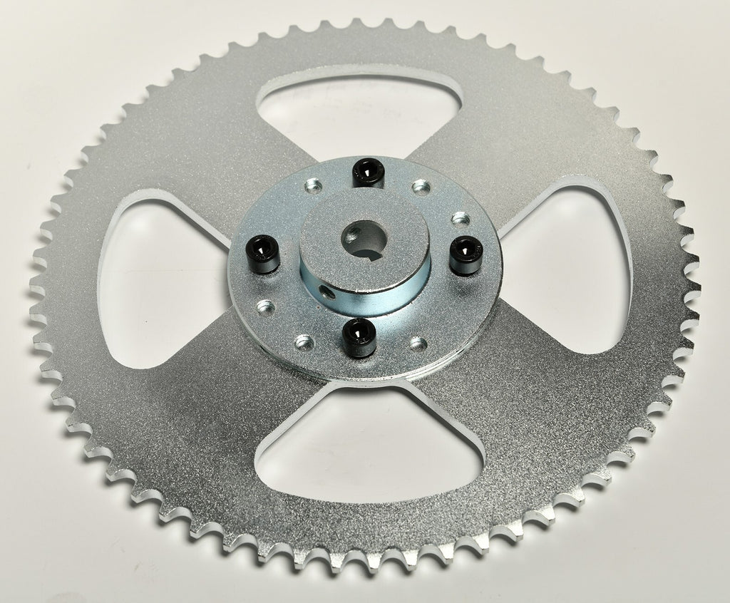 Go Kart Sprocket for 40/41/420 Chain, 60 Teeth Sprocket Hub 1' for mini bikes