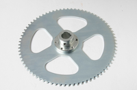 Sprocket #35 fix Drive w keyed Axle Shaft Hub Adapter 75T 6 hole shaft size 3/4"