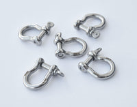 50x Bow Shackle 4mm 5/32" Stainless Steel Marine 304 Clevis Boat Rigging Bracele