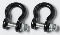 3" 20000lbs Tow Strap 20 ft w Bow Shackles winch sling off-road vehicle recovery