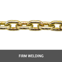 2x 20ft Transport Tow Chain 3/8" Grade G70 Tie Down Binder G7+ End Hooks Rigging