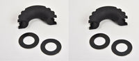(2) Galvanized 3/4" D-Ring Bow Shackle 10500lbs Pin & no noise vibration Reducer