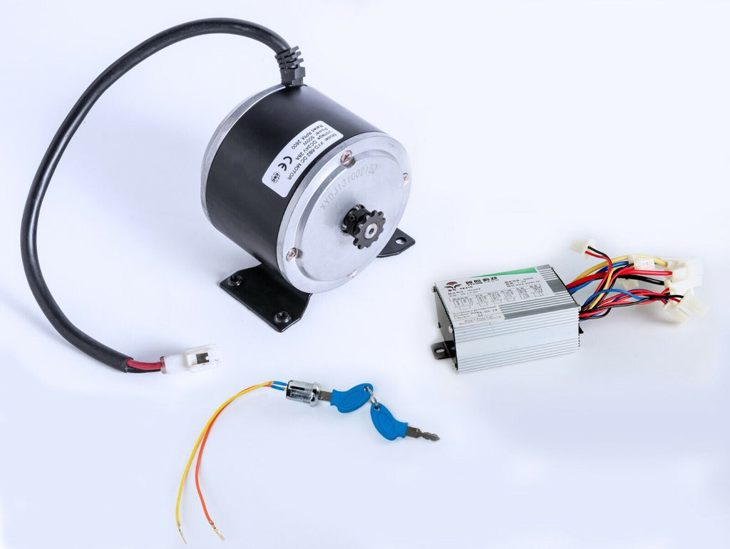 Electric scooter Motor Currie 500 Watt 24 Volt  XYD-6B2+Controller+Switch f IZIP