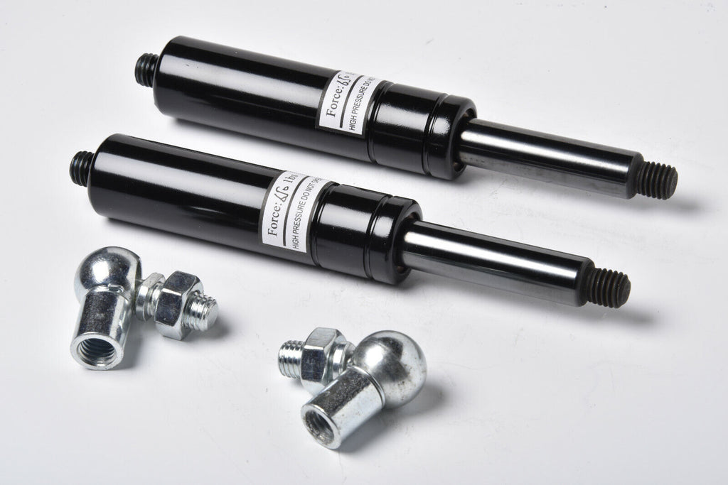 Pair (2 two) 650 lbs lambo door shocks for vertical hinge w ball joints fittings