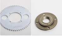 #25 89T 4 hole Sprocket chain drive gear+Free wheel f rear wheel GoKart Scooter