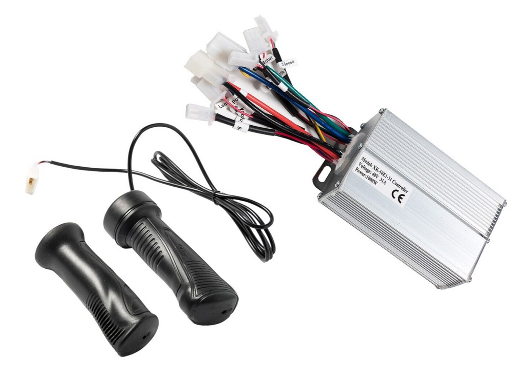 Electric Variable Speed Control Kit 1000 W 48 V DC w Twist Throttle brush motor