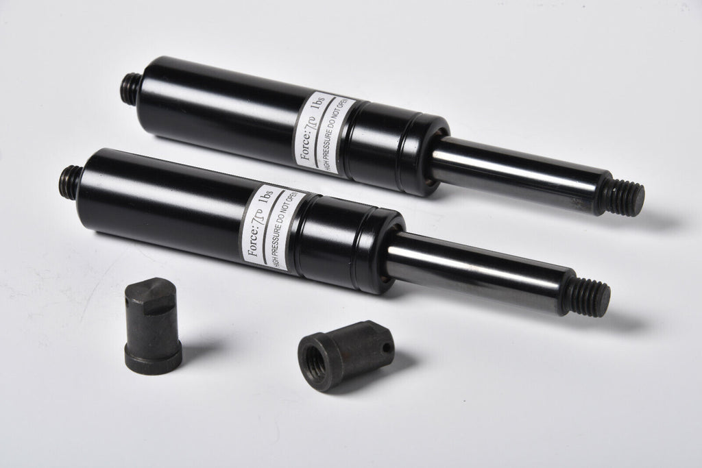 Pair 750 lbs lambo door shocks w end cap bushing f bolt on vertical lamborghini
