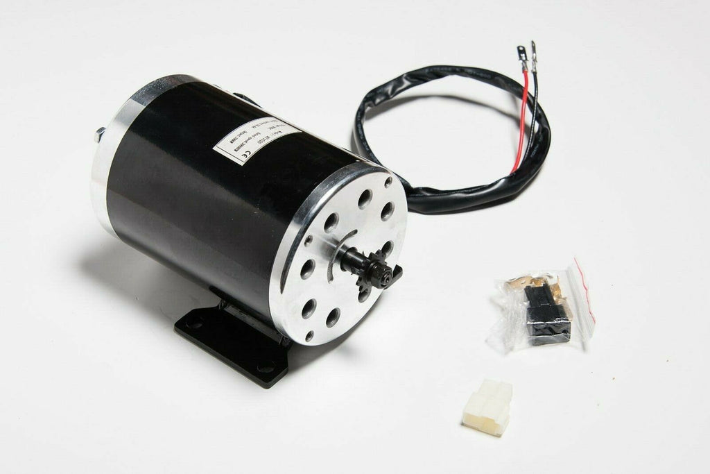 Electric motor w Base 35.6A 1000W 36V #25 sprocket UNITE MY1020 f scooter GoKart