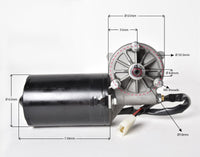 12V  Electric Worm Motor High Torque DC Wiper Left Angle Reversible 35 50 RPM