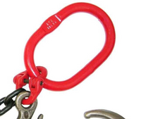 2x Chain Coupling Link 3/8" G80 grade 80 Hammer Lock Connector 7100lb Hammerlink
