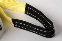 3" 6.5 TON YELLOW Tow Strap 20 ft 3x20 winch sling off-road ATV UTV recovery