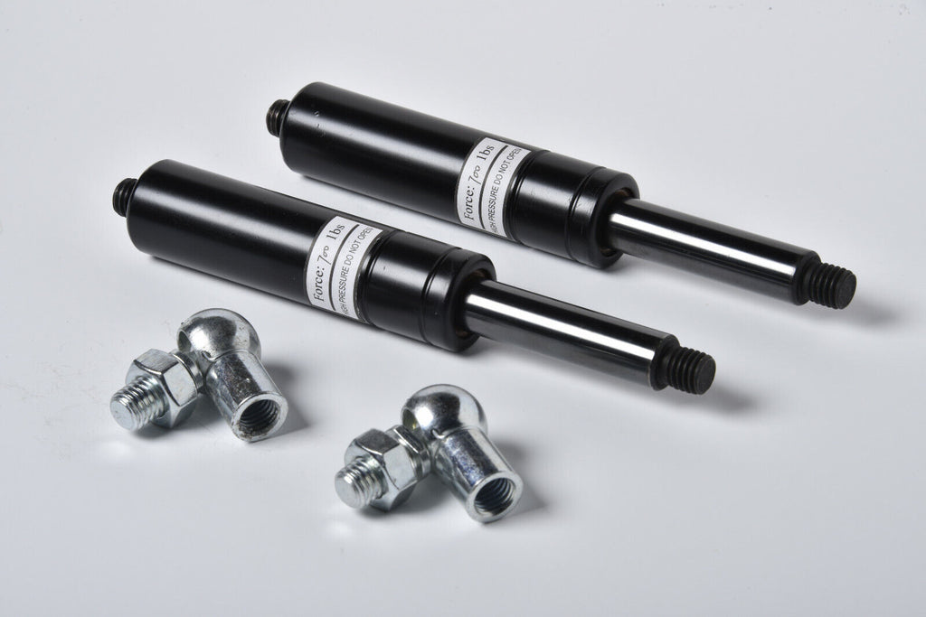 Pair (2 two) 700 lbs lambo door shocks for vertical hinge w ball joints fittings