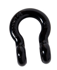 3/4" Black DRing Bow Shackle 10500LB w Blue Plastic noise vibration Protector