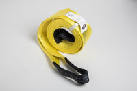 3" 6.5 TON YELLOW Tow Strap 20 ft 3x20 winch sling off-road ATV UTV recovery