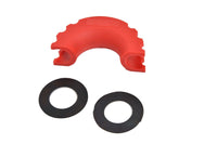 (2) 3/4" Bow Shackle with Screw Pin Red Plastic noise reducer Protector Jeep CJ