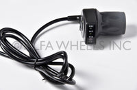 2 pack 24V Half-Twist Throttle 5 wire w indicator f razor electric scooter ebike