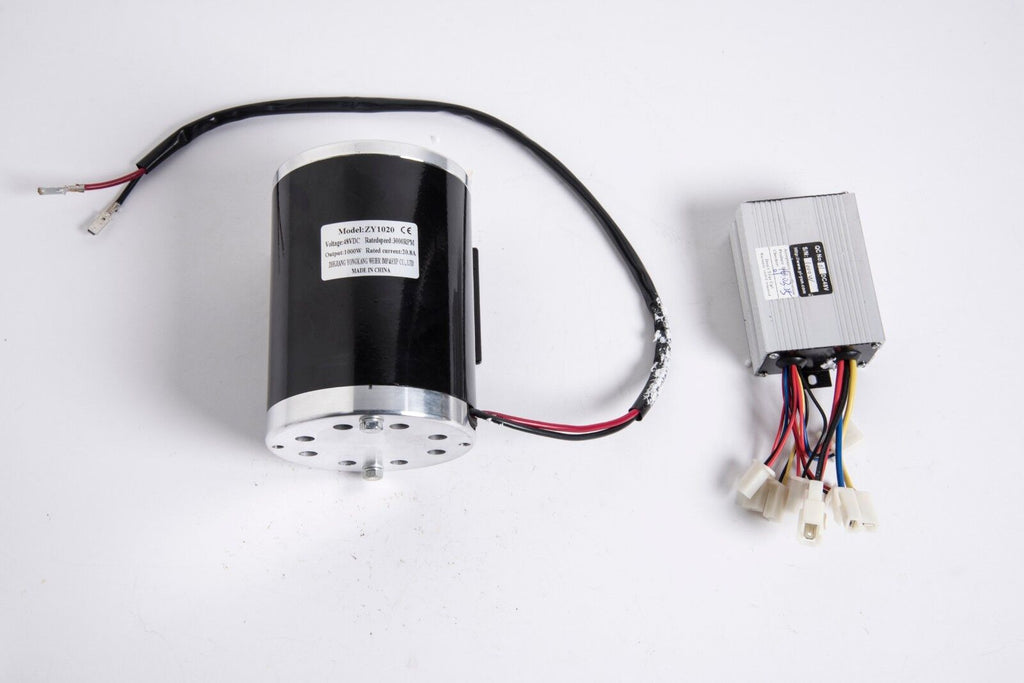1000W 48V DC electric motor kit w Base control box f scooter ebike gokart DIY