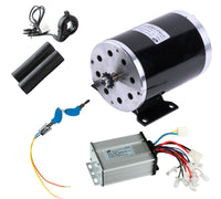 800W 36V electric motor kit w base, control w Reverse, key lock & Thumb Throttle