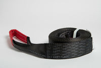Black 3x20 3" 20000 lbs 9Ton Tow Strap 20 ft winch tree off-road Snow Jeep CJ