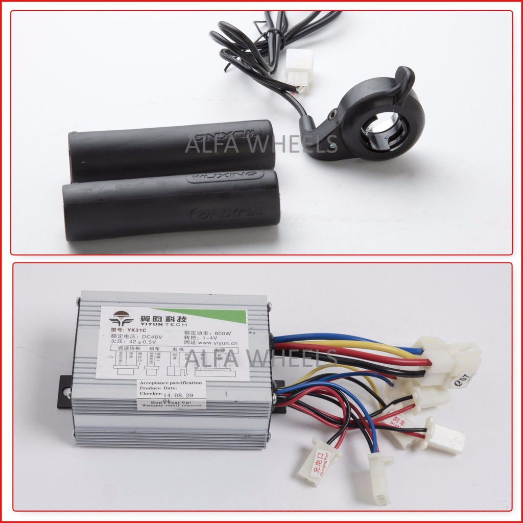 800 Watt 48 V kit Speed Controller & Thumb Throttle scooter ebike electric motor