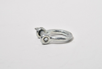 Bow Shackle M5 3/16" 5mm Nickel Plated Steel Screw Pin Anchor Rigging Pack of 10
