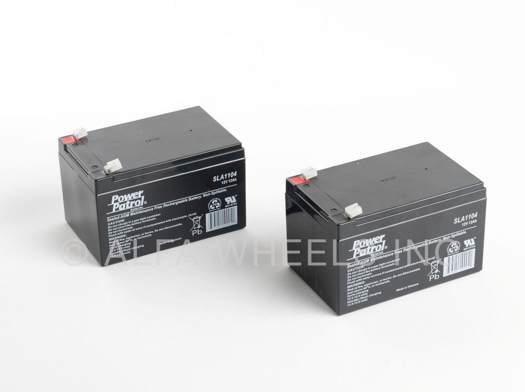 2 (Two) Batteries 12V 12AH SLA f UPS, alarm, Electric Scooter, Battery Go-Kart