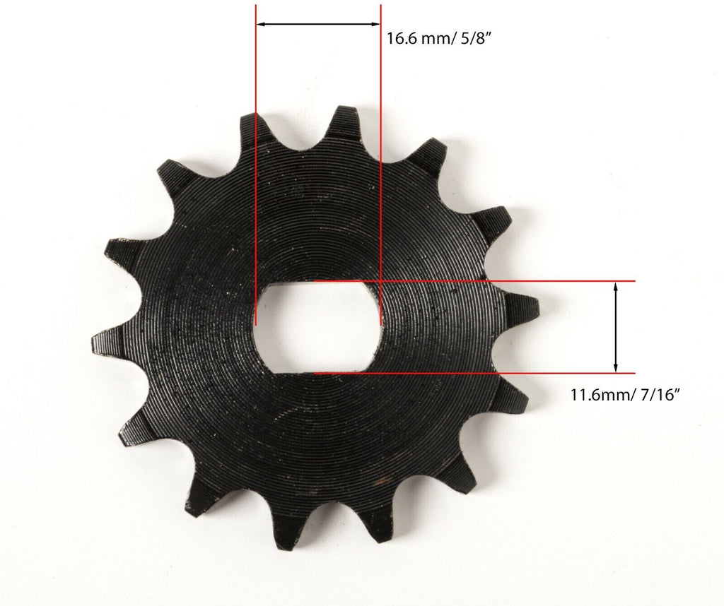 #420 1/2" pitch 14T 14 Teeth sprocket f ZY MY ZXF motors f Trike Quad DIY