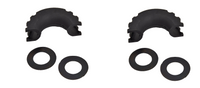 2x Bow Shackle 3/4" BLUE D-Ring 10500 lbs BLACK Pin & no noise vibration Reducer