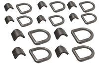 (10) 1/2" D Ring Weld-On Flatbed Truck Trailer Ratchet Strap Cargo Tie Down Ring